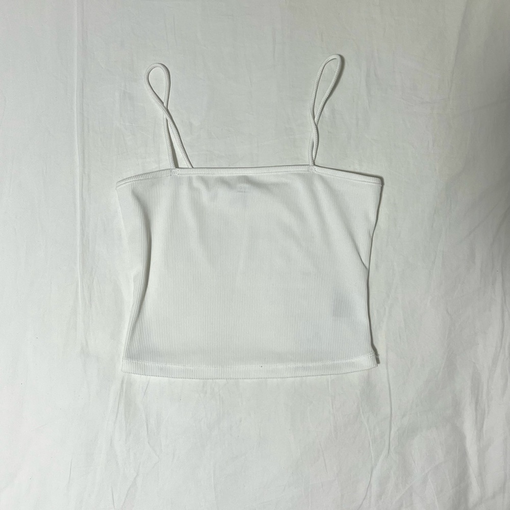 Basic white tank top